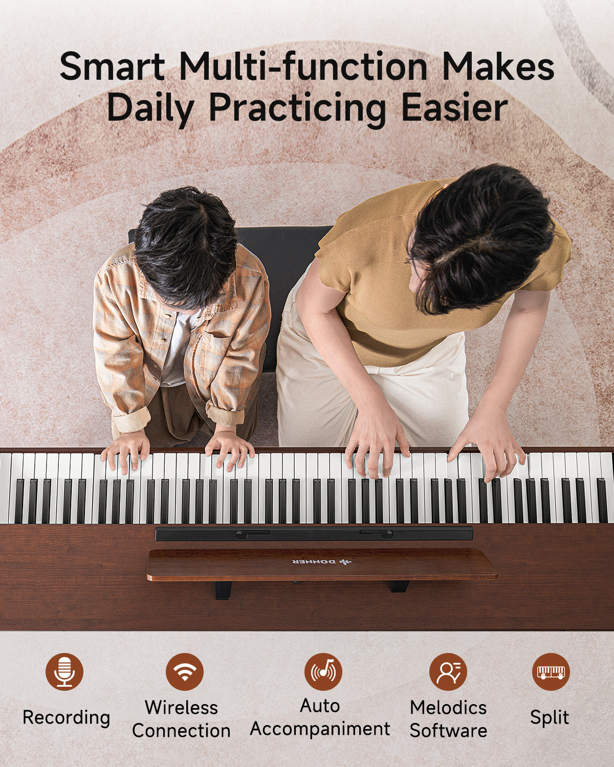 Donner DDP-200 PRO Digital Piano with Touchscreen