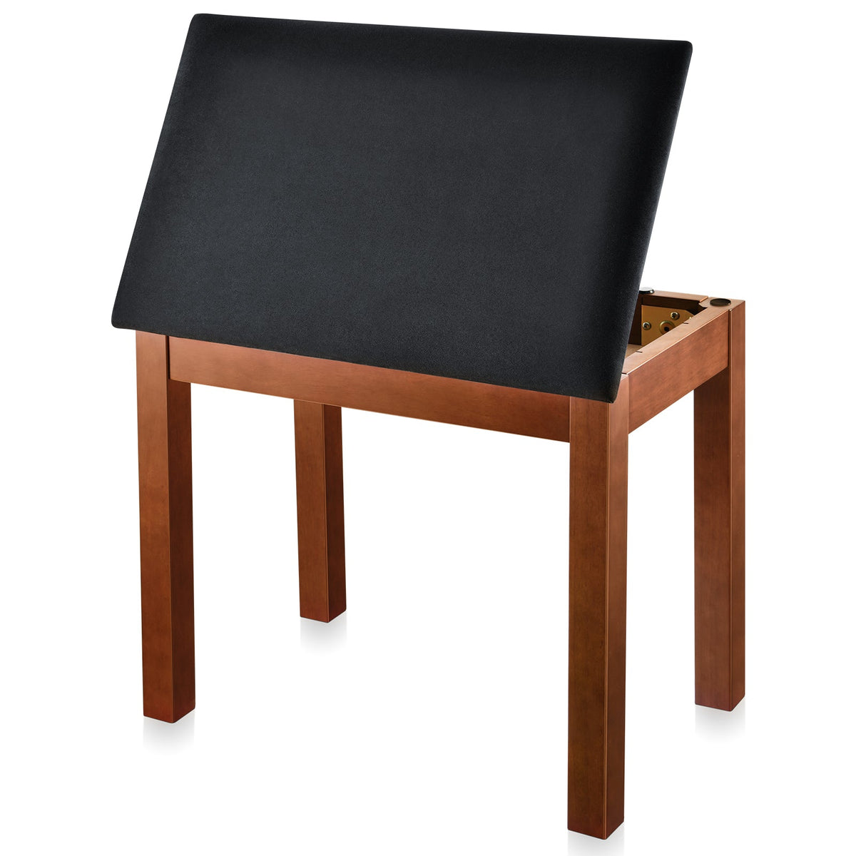 Donner DKB-10 Solid Wood Piano Bench with Storage Brown