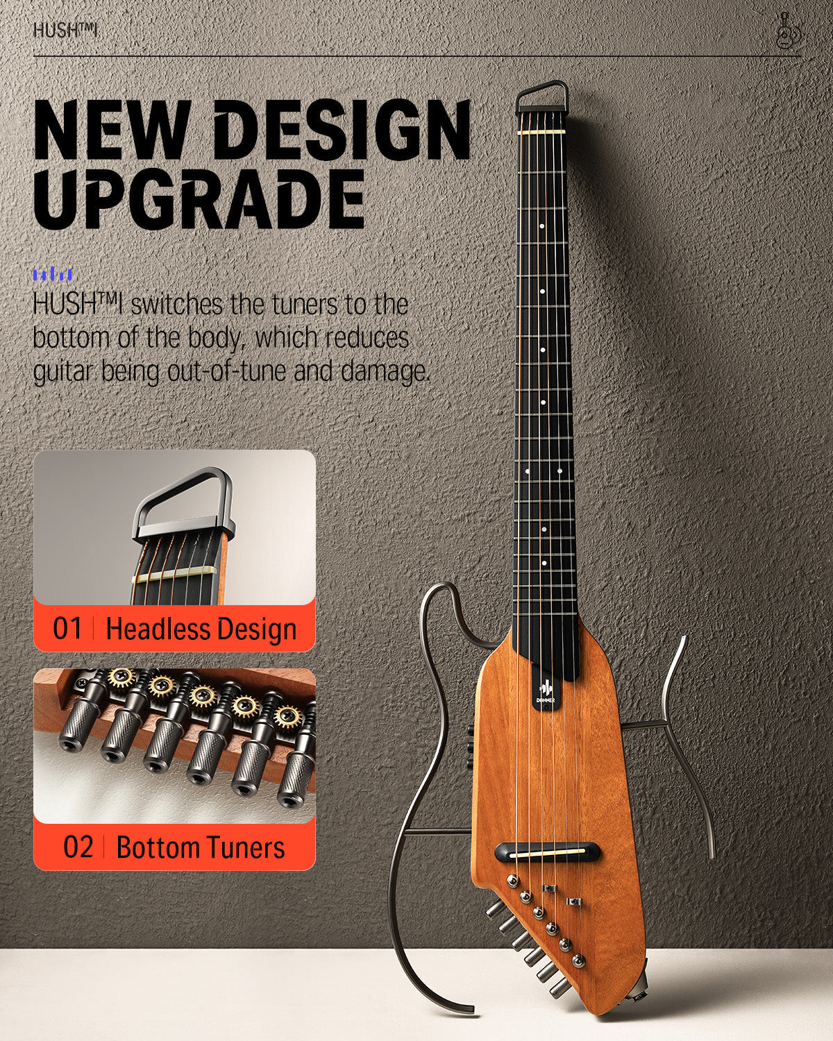 【Openbox】Donner HUSH I Electric Guitar Kit
