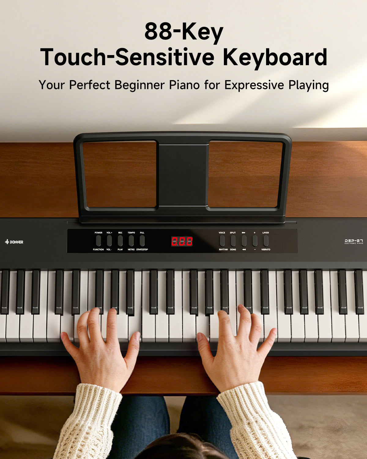 Donner DEP-07 88 Key Semi-Weighted Portable Digital Piano