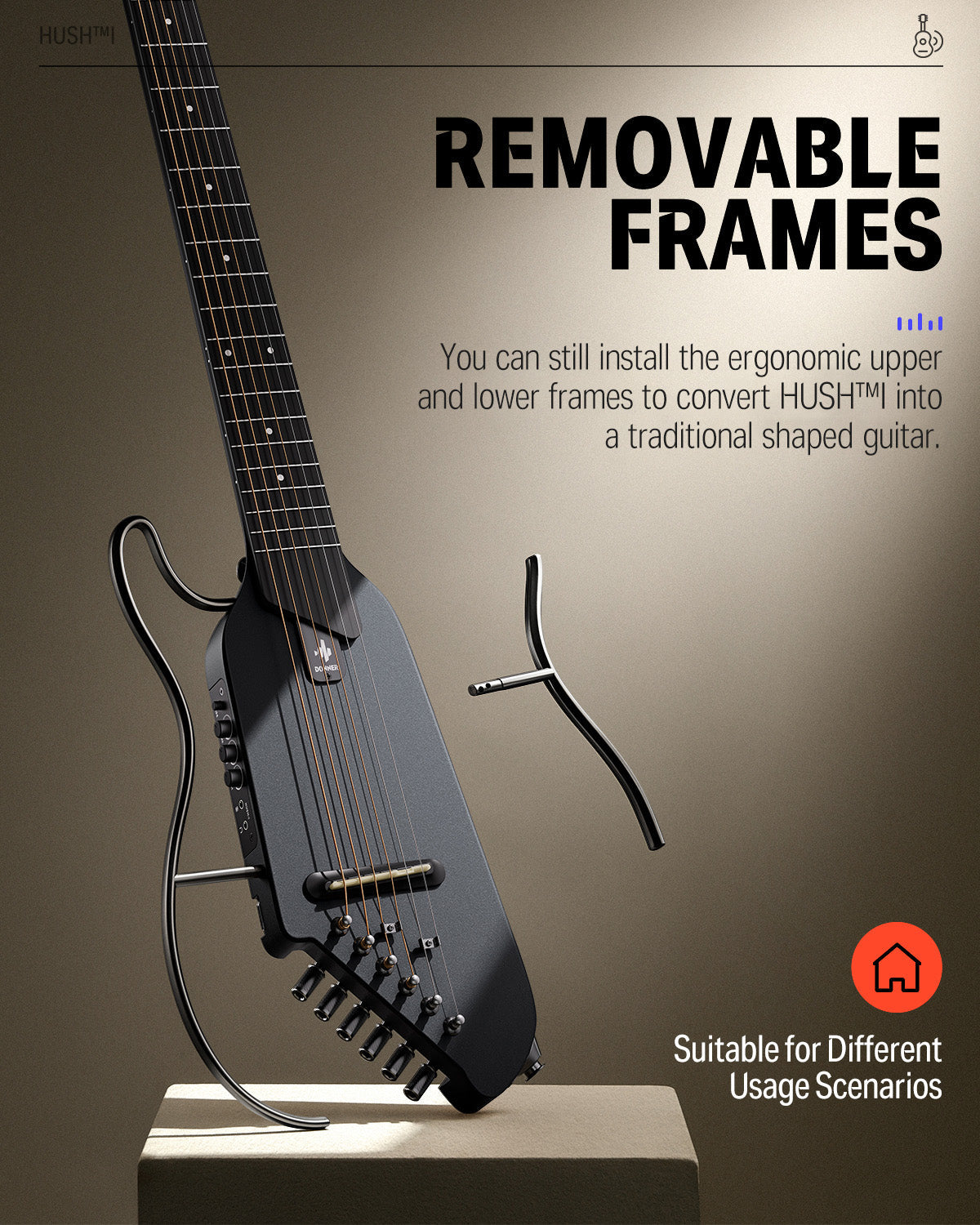 【Openbox】Donner HUSH I Electric Guitar Kit