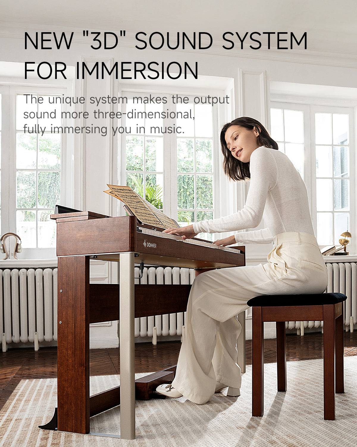 Donner DDP-200 MK2 Upright Digital Piano