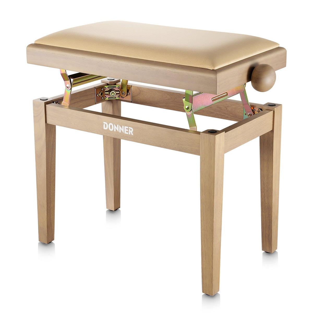 Donner Adjustable Height Piano Bench Beige