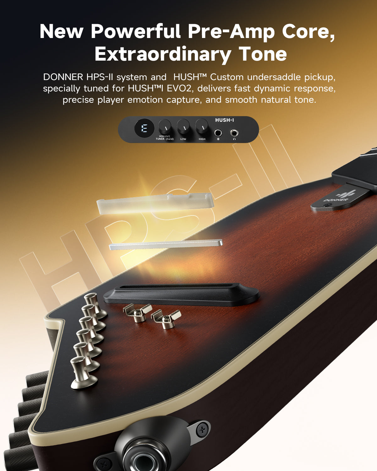Donner HUSH I Evo2 Guitar