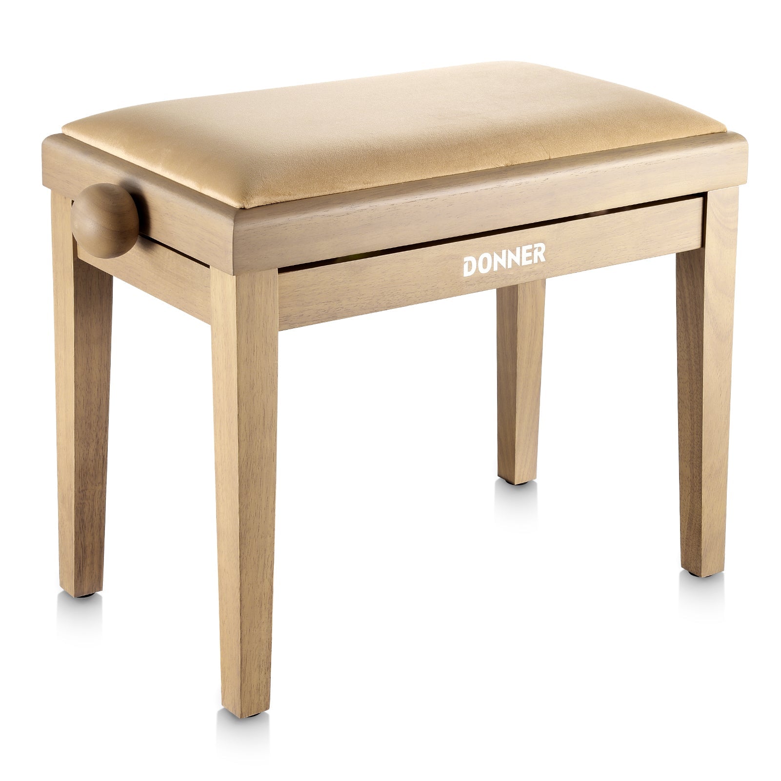 Donner Adjustable Height Piano Bench Beige