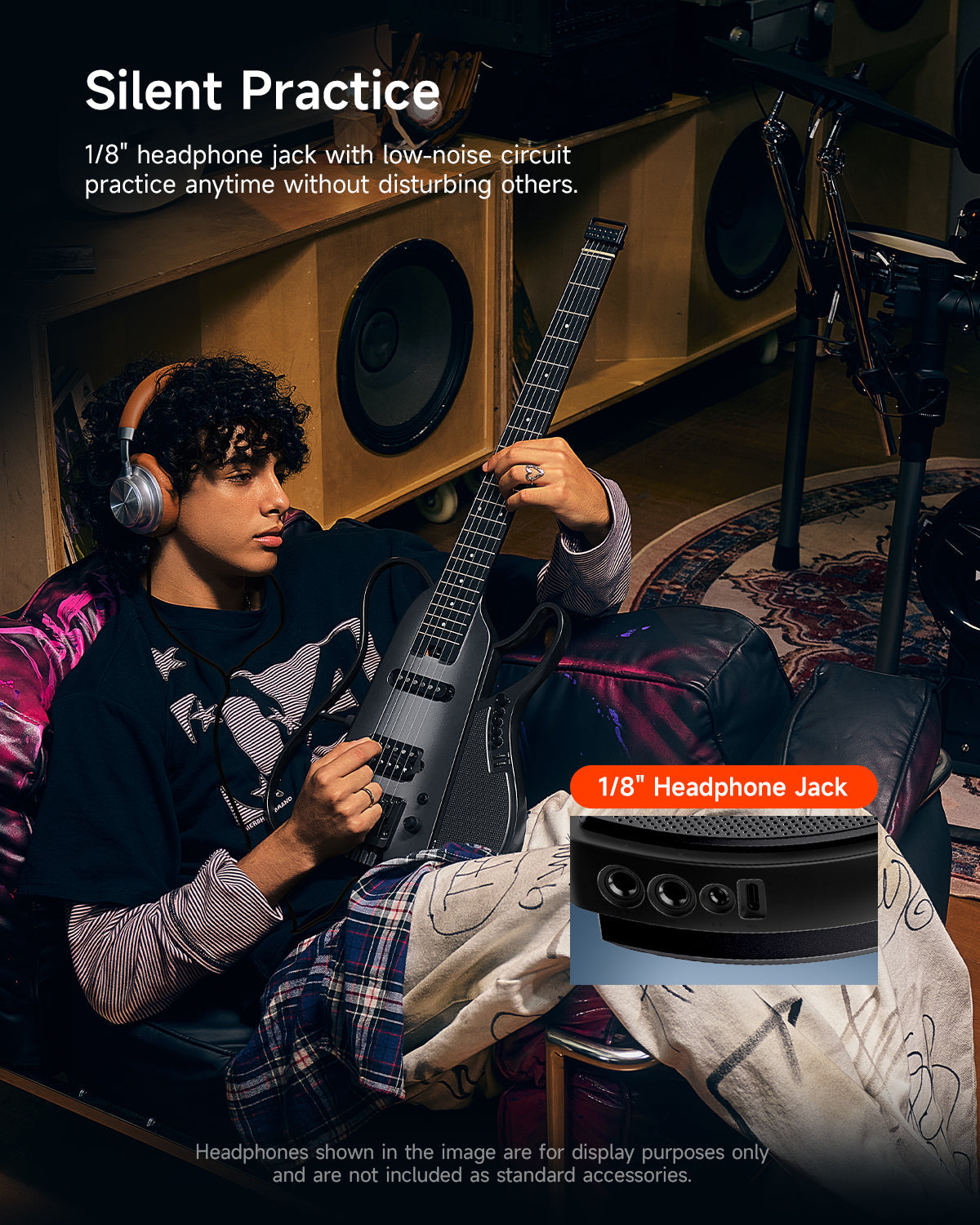 Donner HUSH X LIVE Travel Guitar (MIYAVI Edition Available)