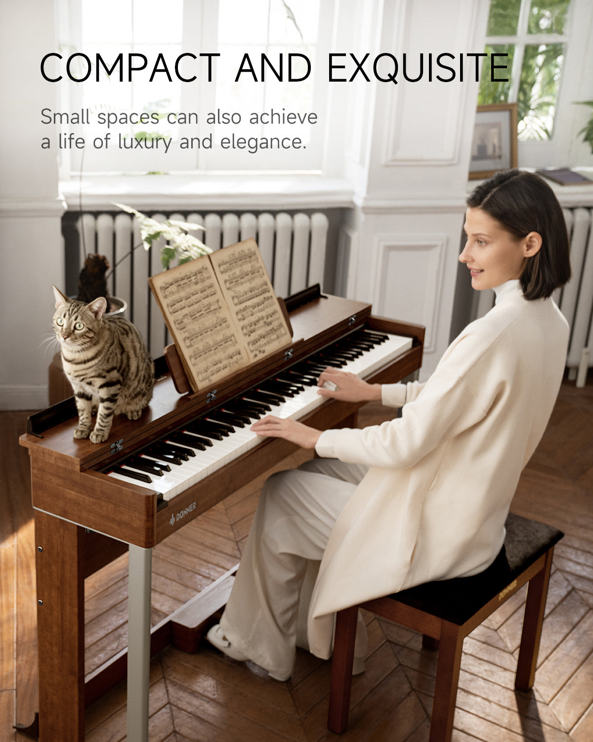 Donner DDP-200 MK2 Upright Digital Piano