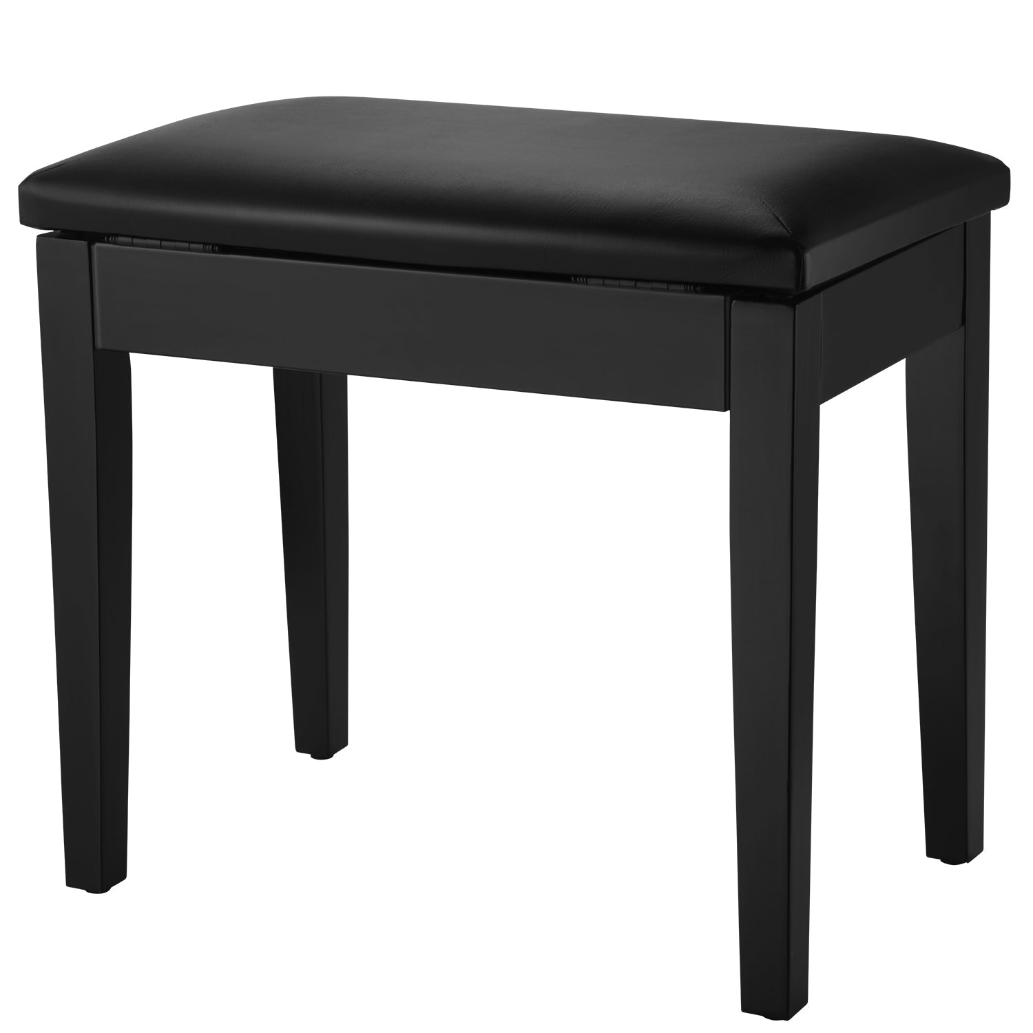 Donner DKB-10 Solid Wood Piano Bench with Storage Black