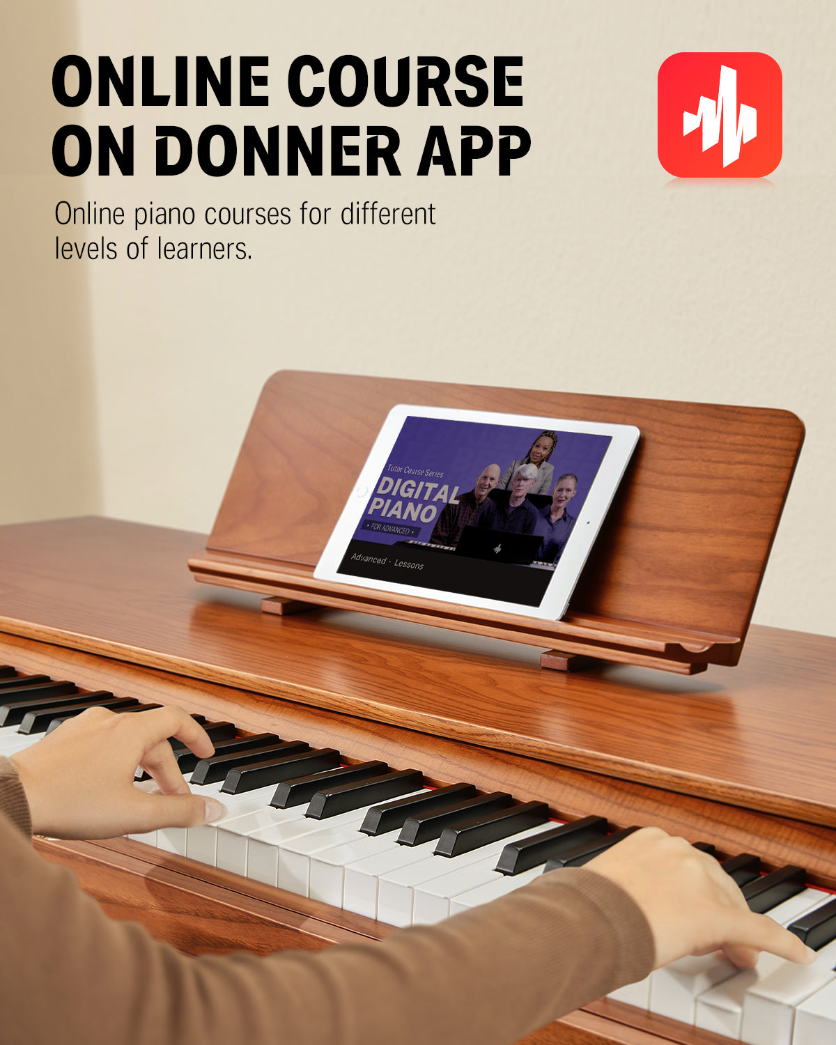 Donner DDP-80 PRO Solid Wood Digital Piano