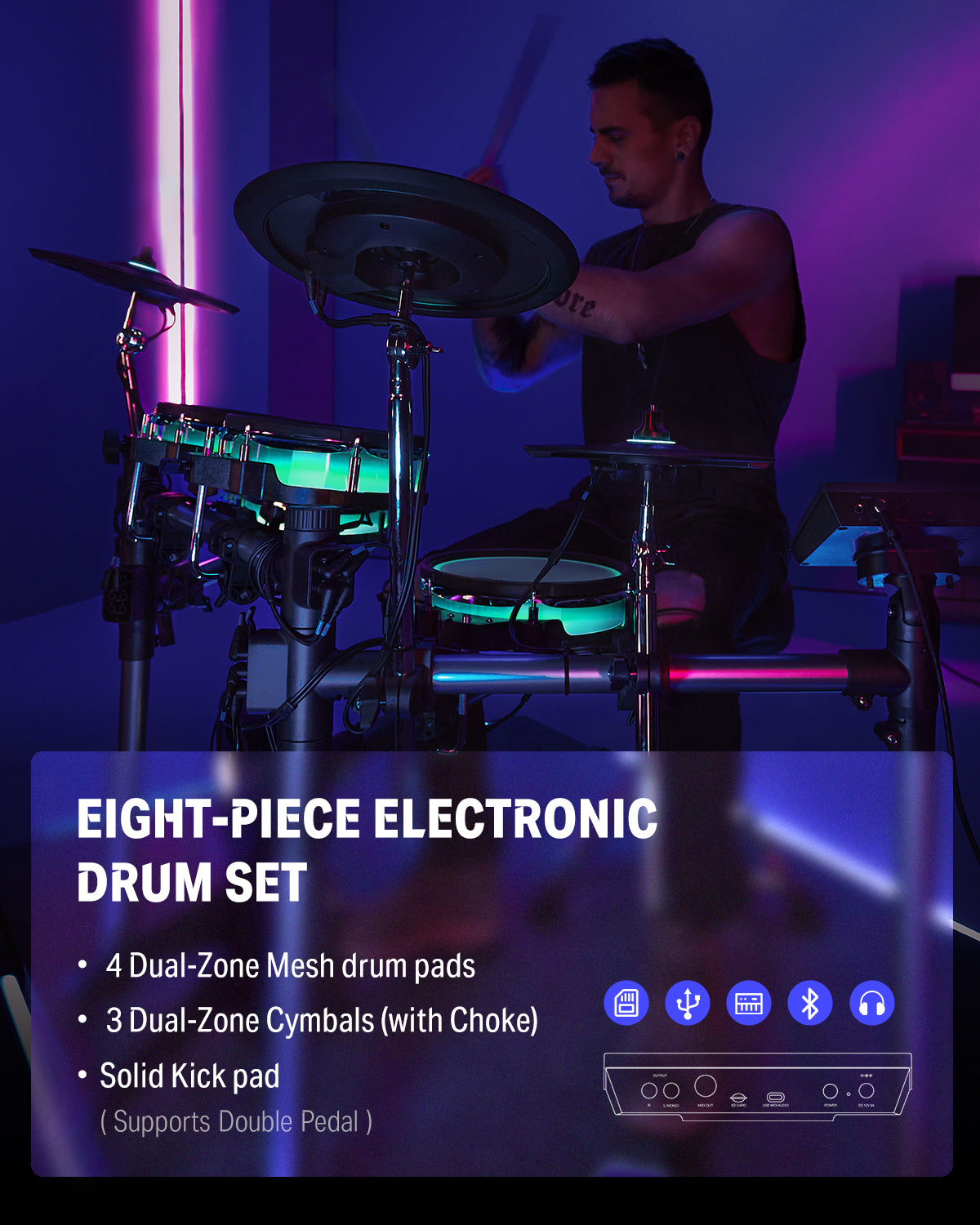 Donner BackBeat Electronic Drum Kit