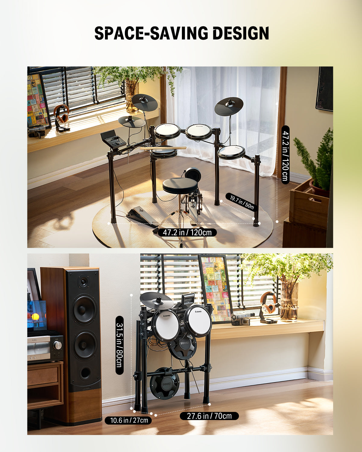 Donner DED-100 Teenager Drum Set