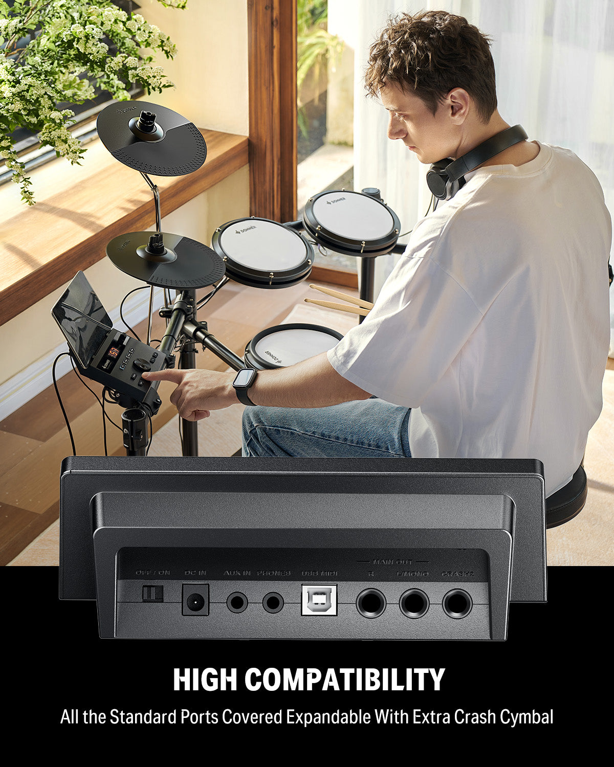Donner DED-100 Teenager Drum Set