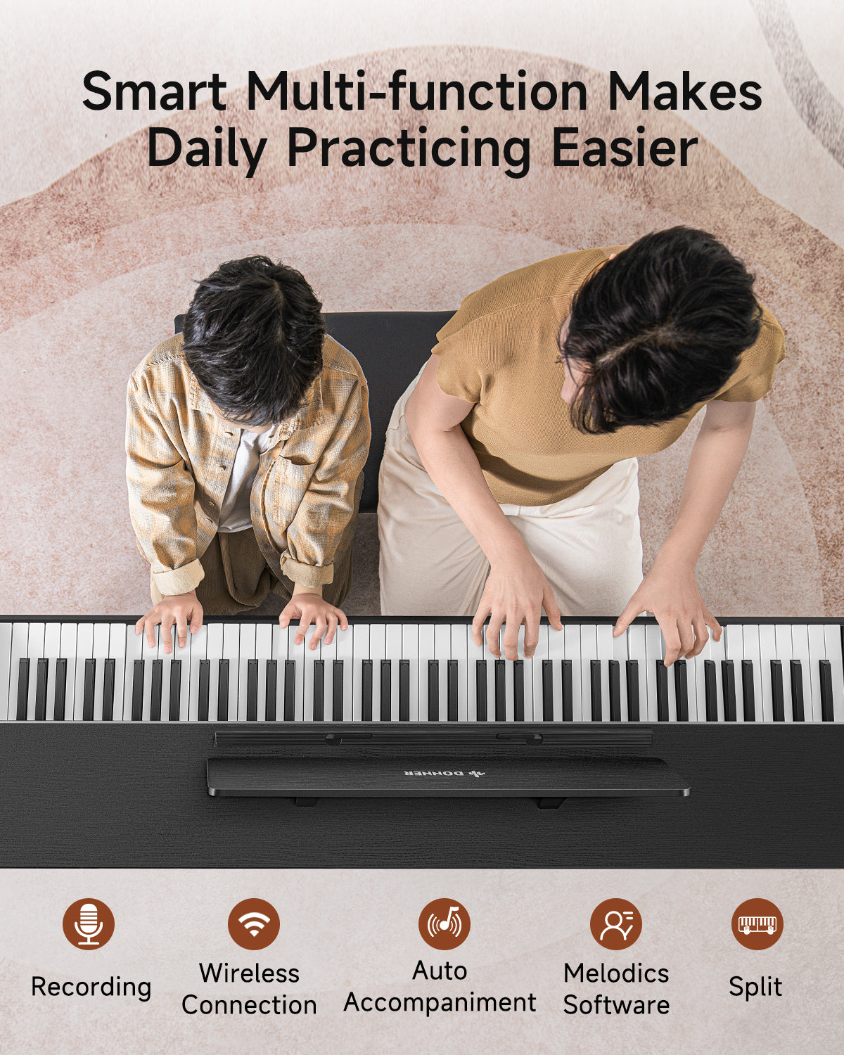 Donner DDP-200 PRO Digital Piano with Touchscreen