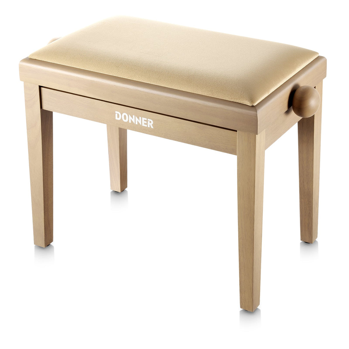 Donner Adjustable Height Piano Bench Beige