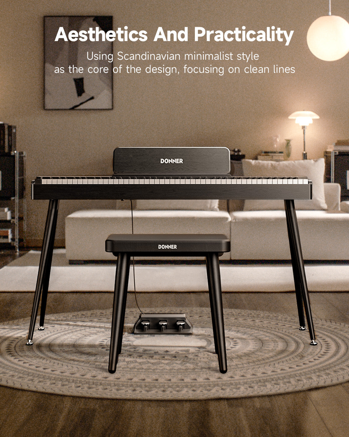 Donner DKB-100 Wood Piano Bench