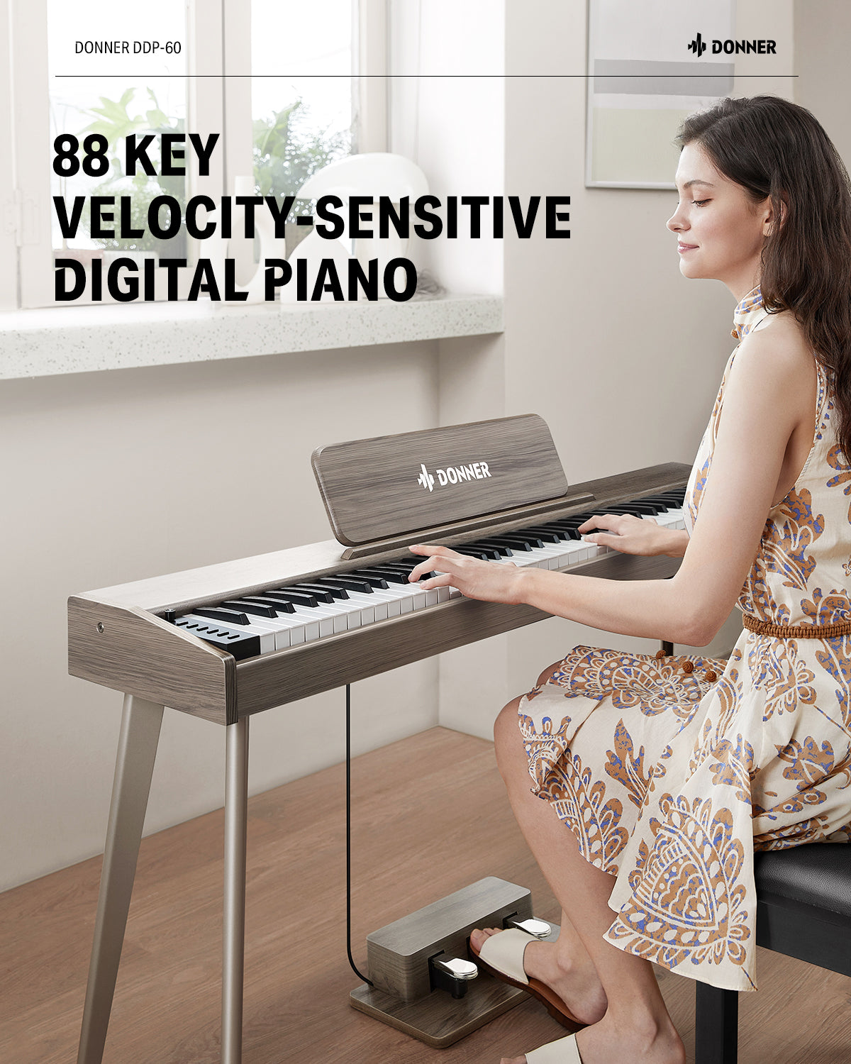 Donner DDP-60 Semi-Weighted Digital Piano
