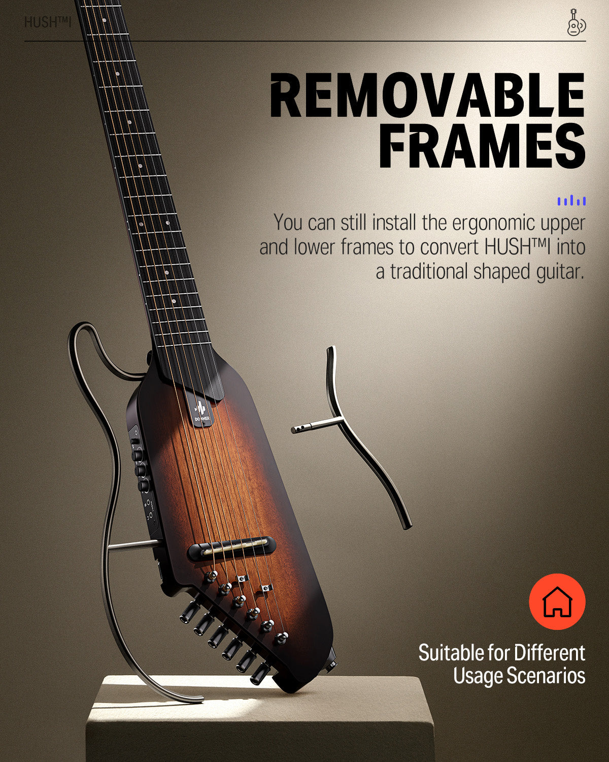 【Openbox】Donner HUSH I Electric Guitar Kit