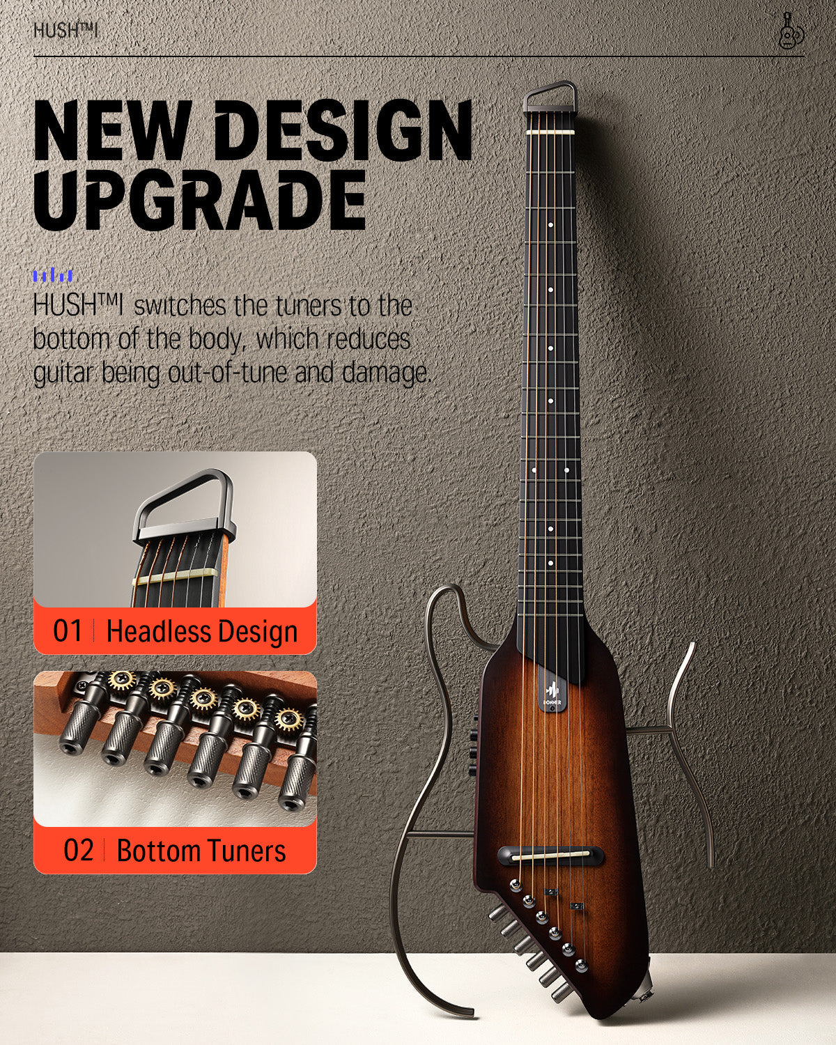 【Openbox】Donner HUSH I Electric Guitar Kit
