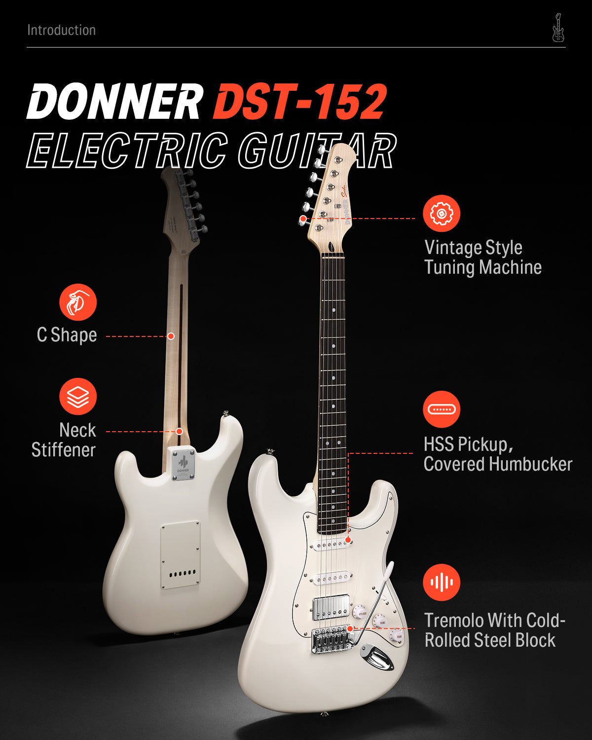 Donner DST-152 Electric Guitar Kit