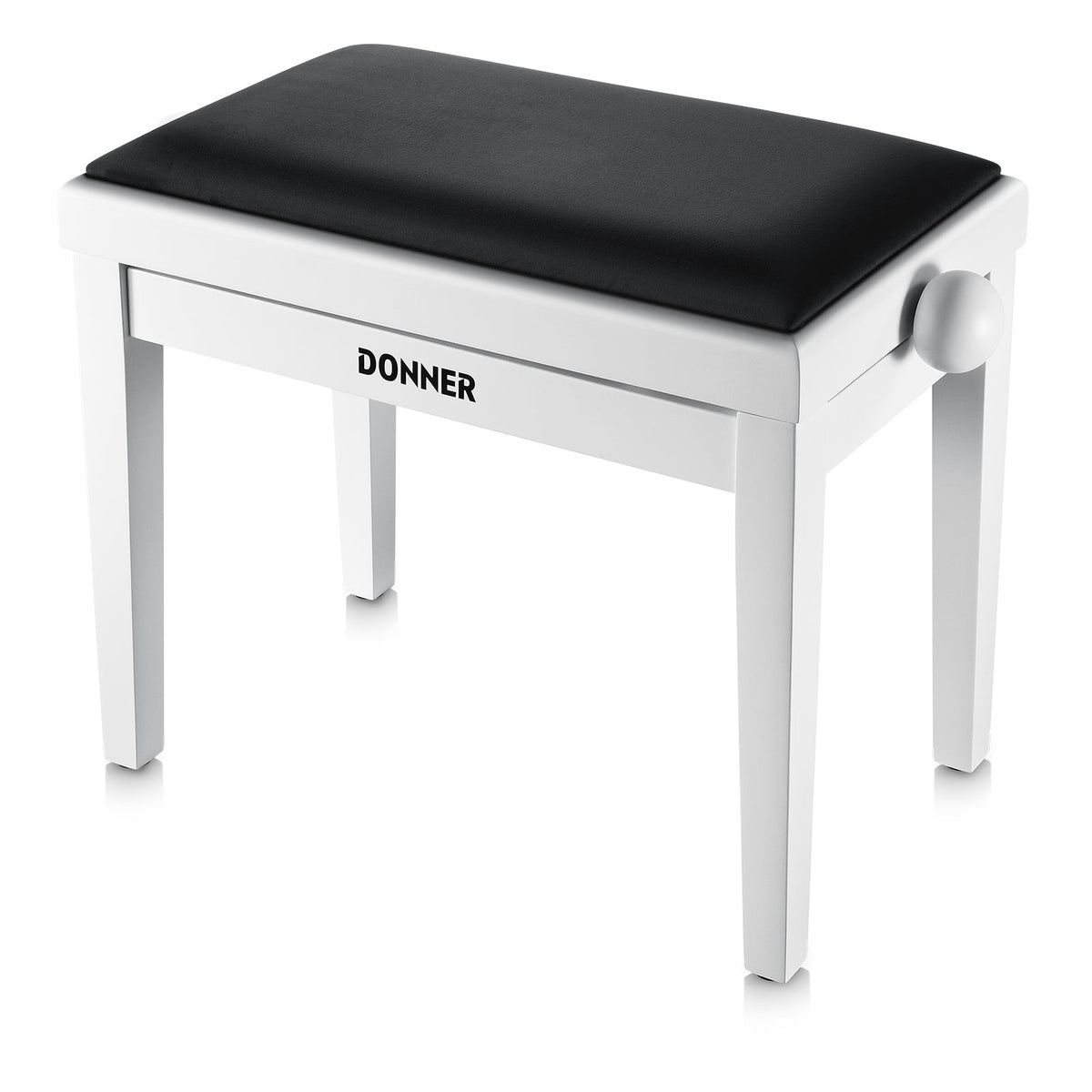 Donner Adjustable Height Piano Bench White