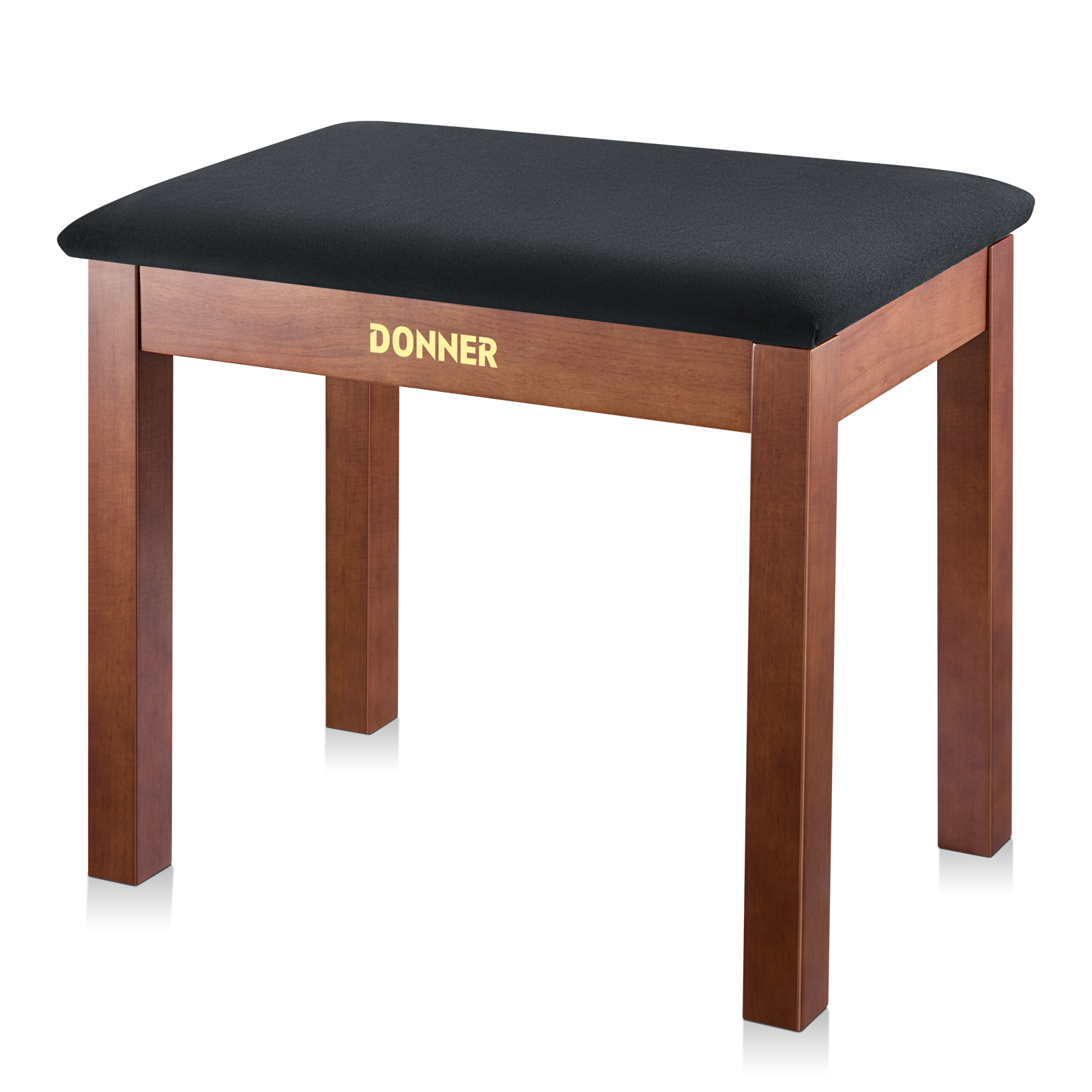 Donner DKB-10 Solid Wood Piano Bench with Storage Brown