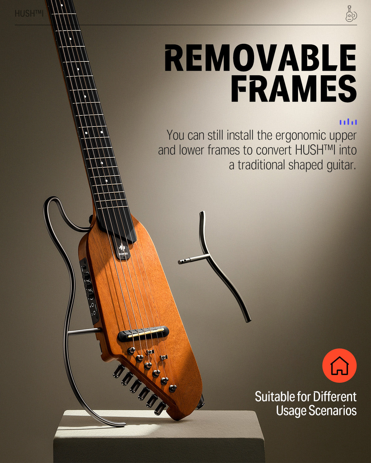【Openbox】Donner HUSH I Electric Guitar Kit