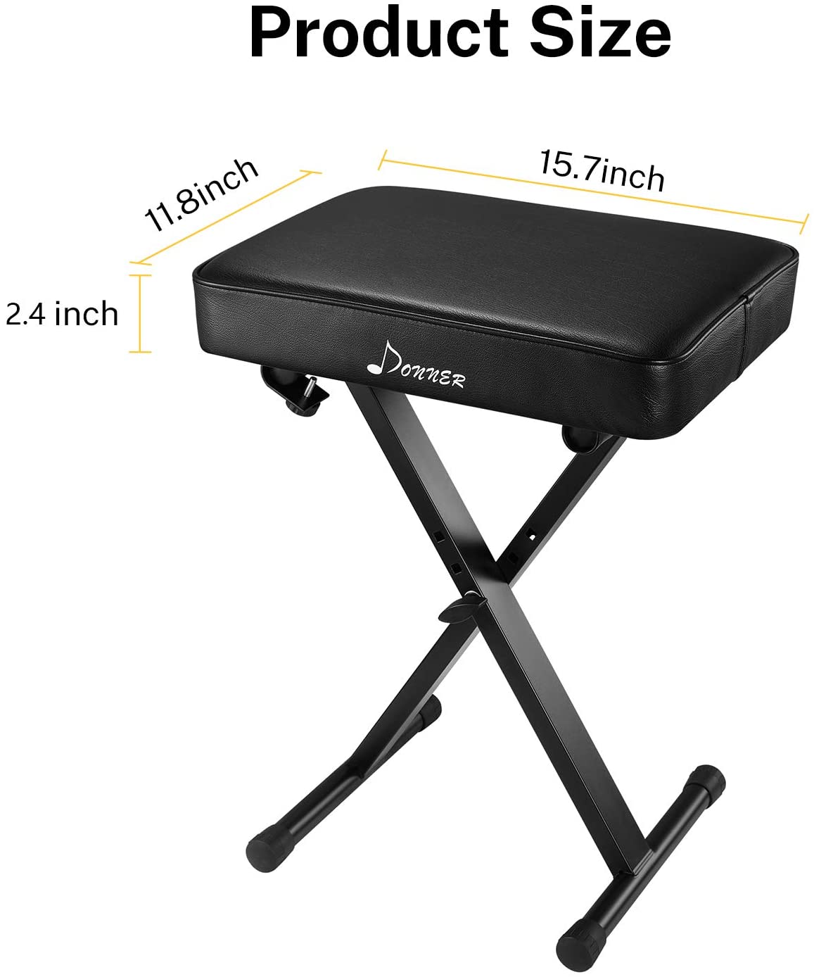 Donner X-Style Adjustable Piano Bench