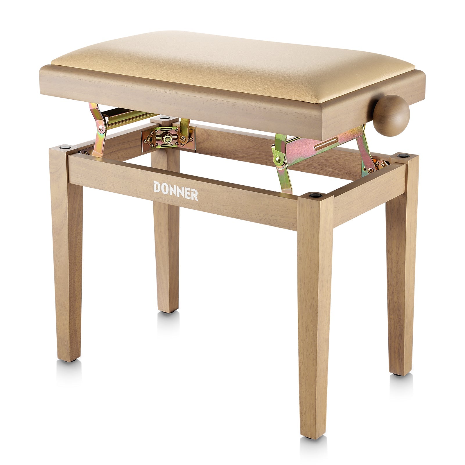 Donner Adjustable Height Piano Bench Beige