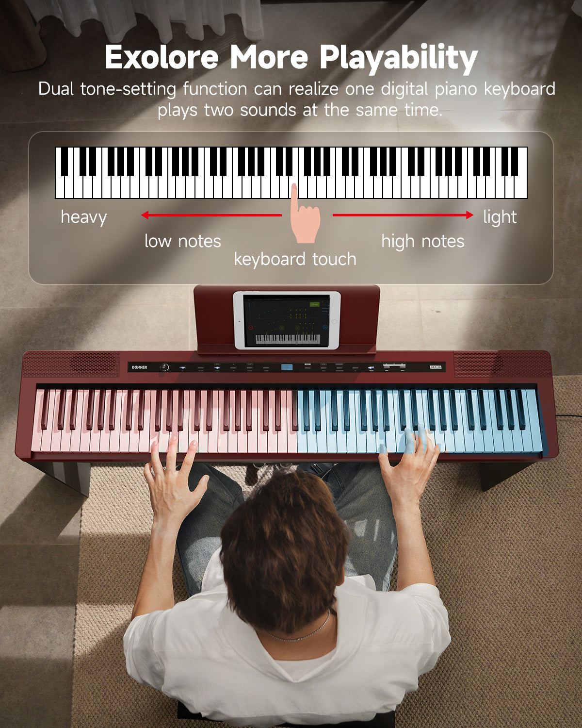 Donner DEP-16S Weighted Digital Piano