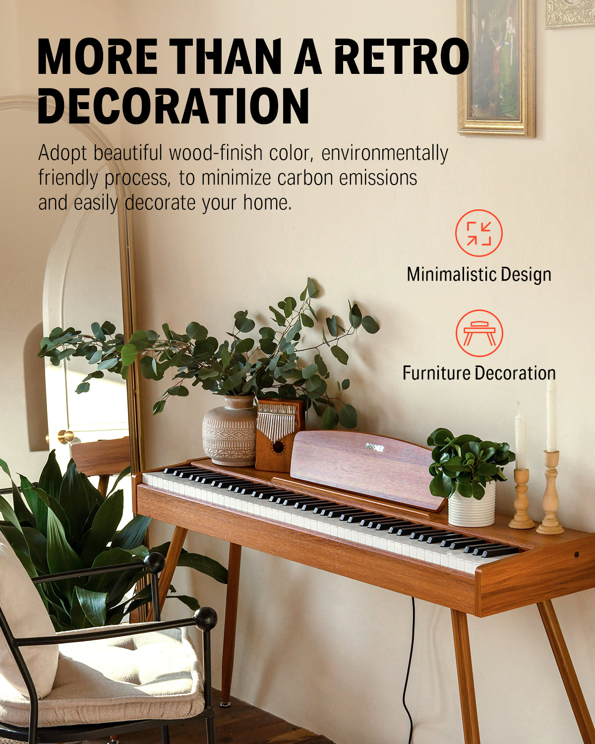 Donner DDP-80 Wooden Digital Piano