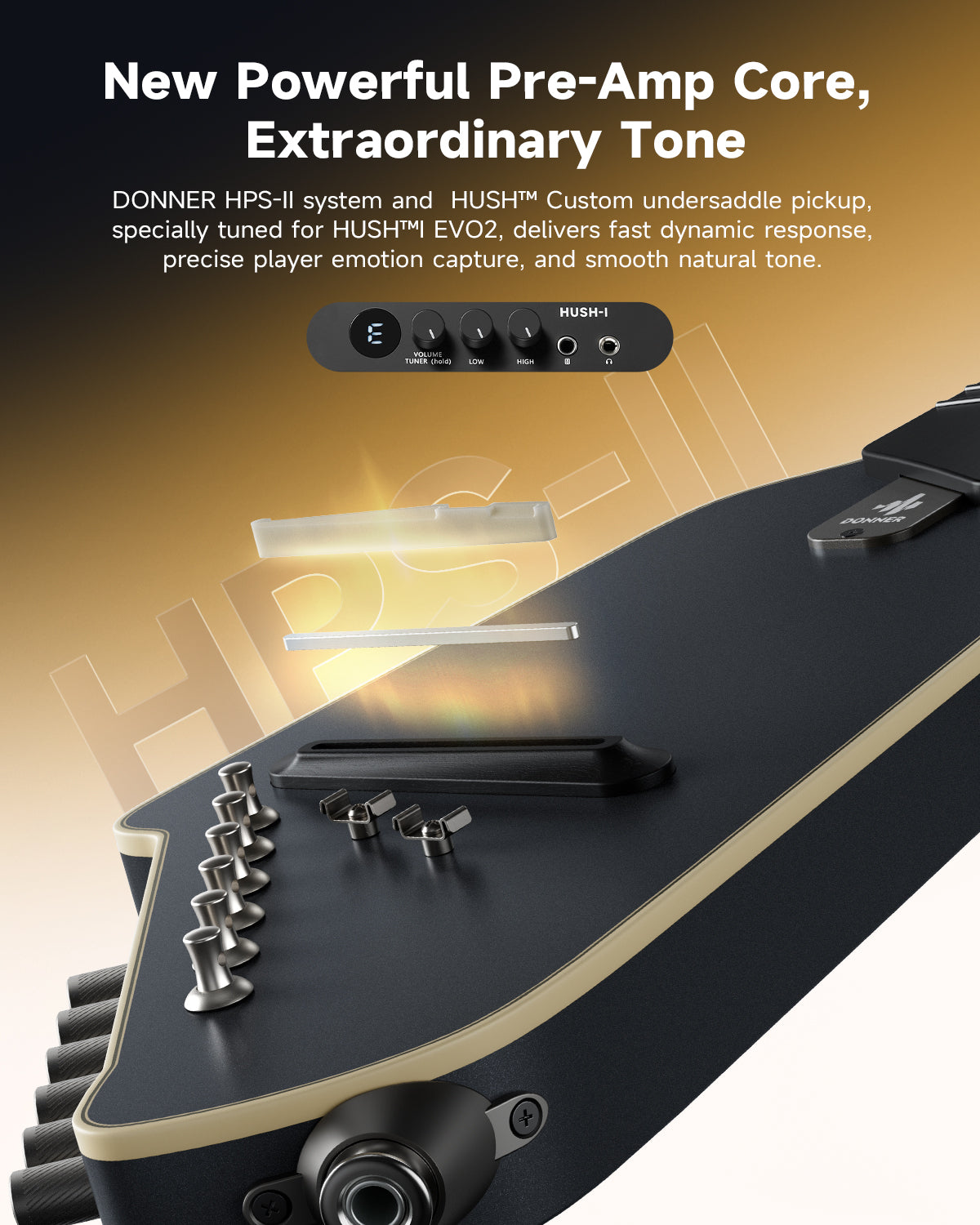 Donner HUSH I Evo2 Guitar