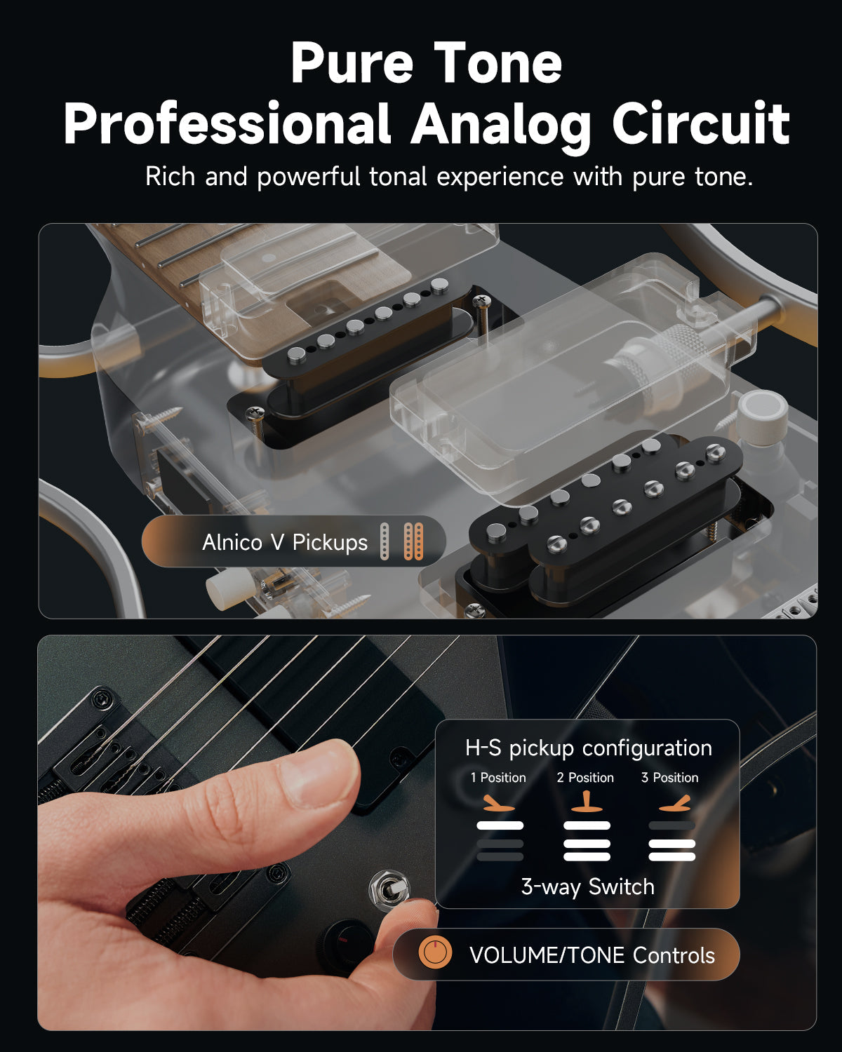 Donner HUSH X PRO Electric Guitar