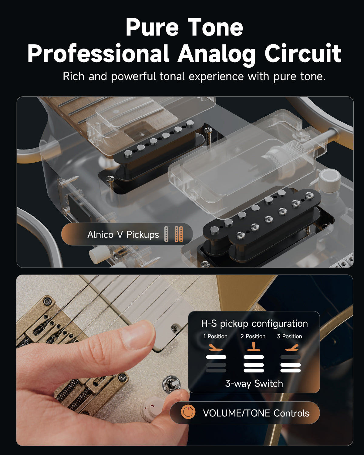 Donner HUSH X PRO Electric Guitar