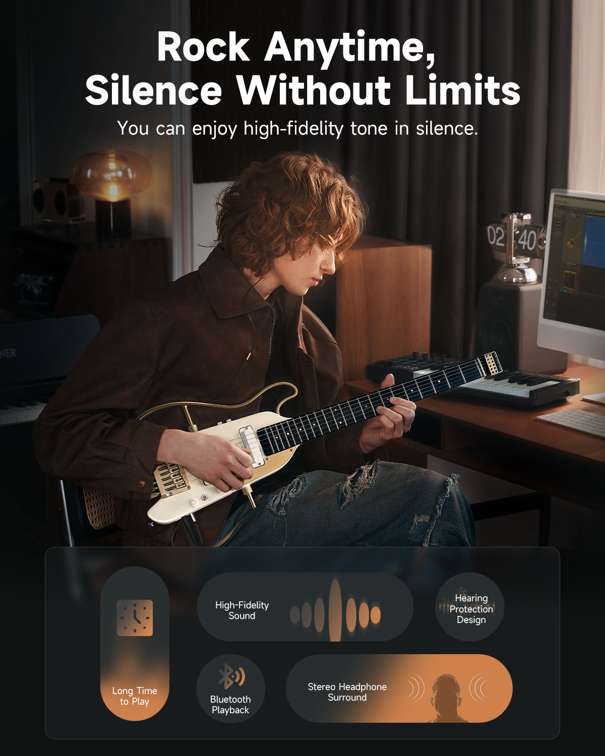 Donner HUSH X PRO Electric Guitar