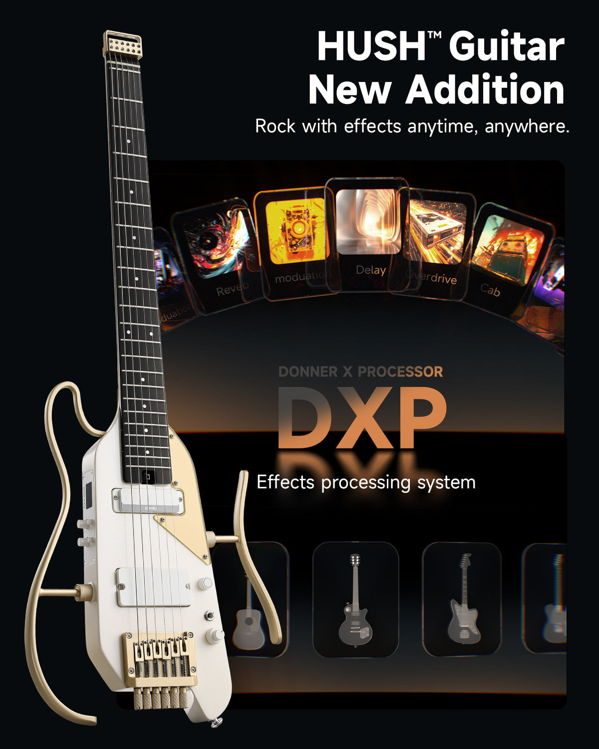 Donner HUSH X PRO Electric Guitar