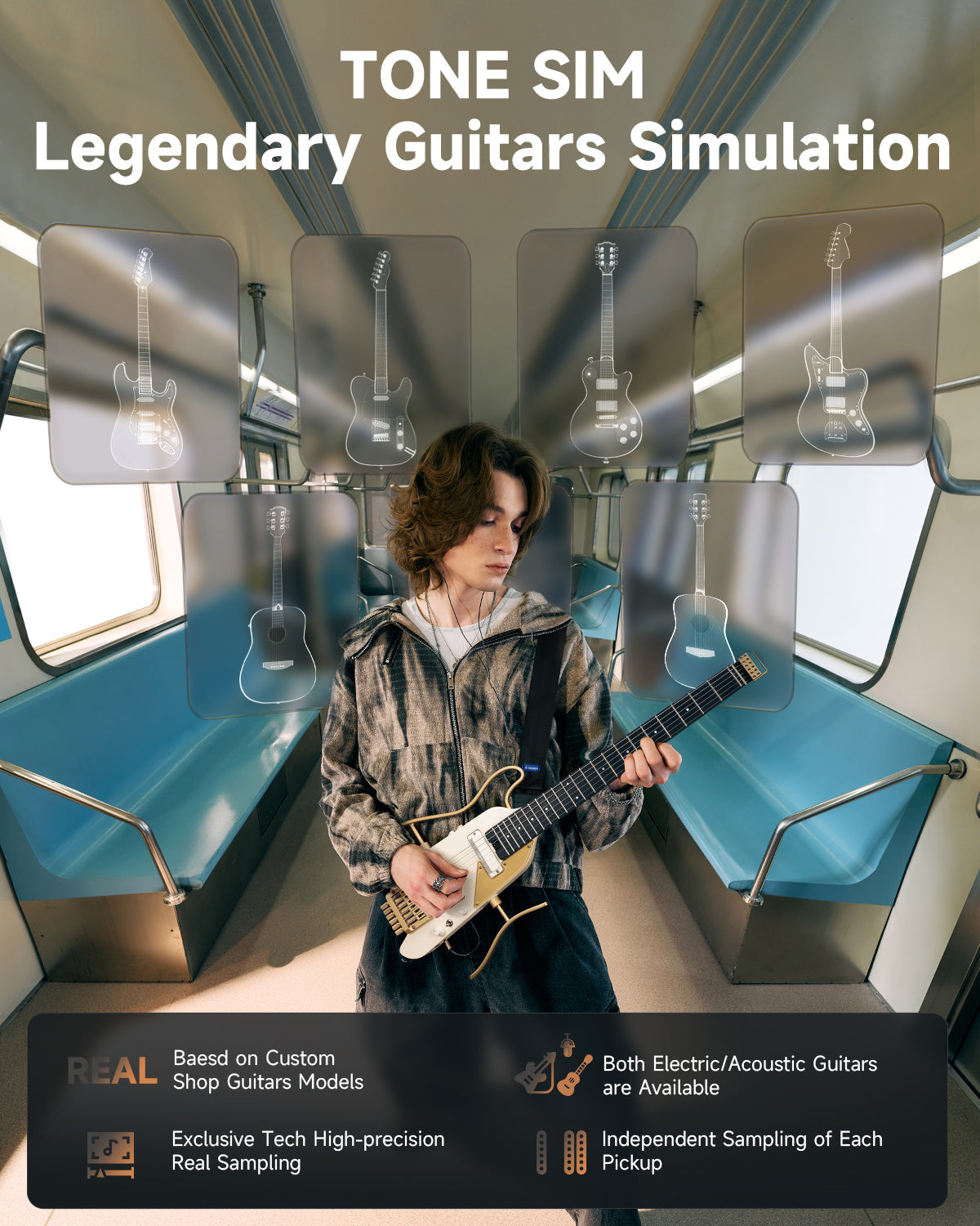 Donner HUSH X PRO Electric Guitar