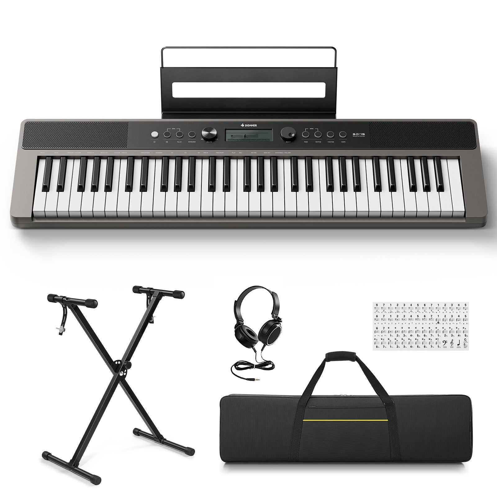 DONNER SD-15 61 Key Electronic Keyboard