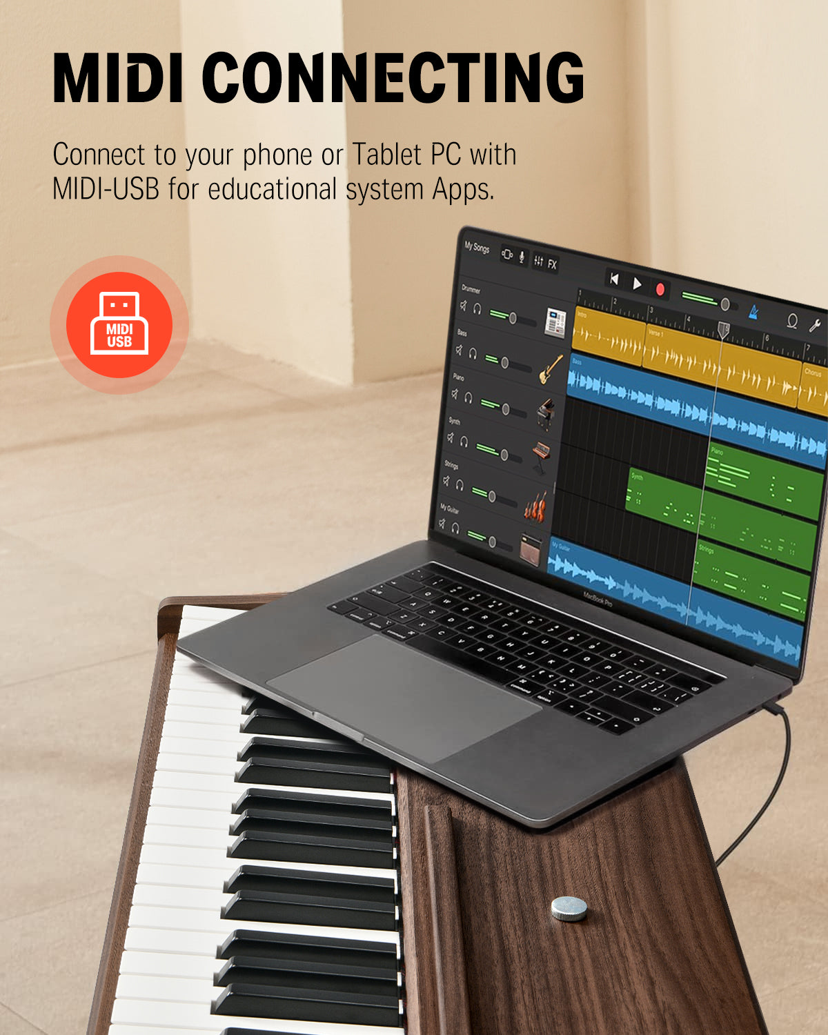 Donner DDP-80 Wooden Digital Piano