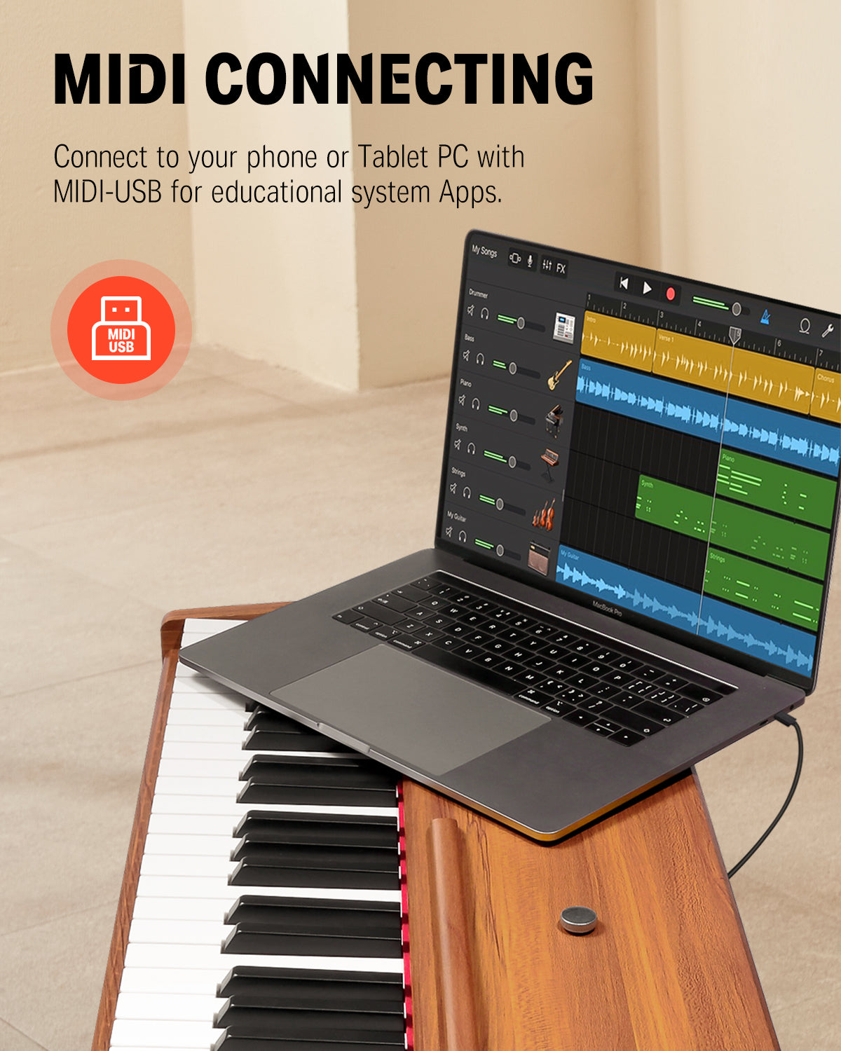 Donner DDP-80 Wooden Digital Piano