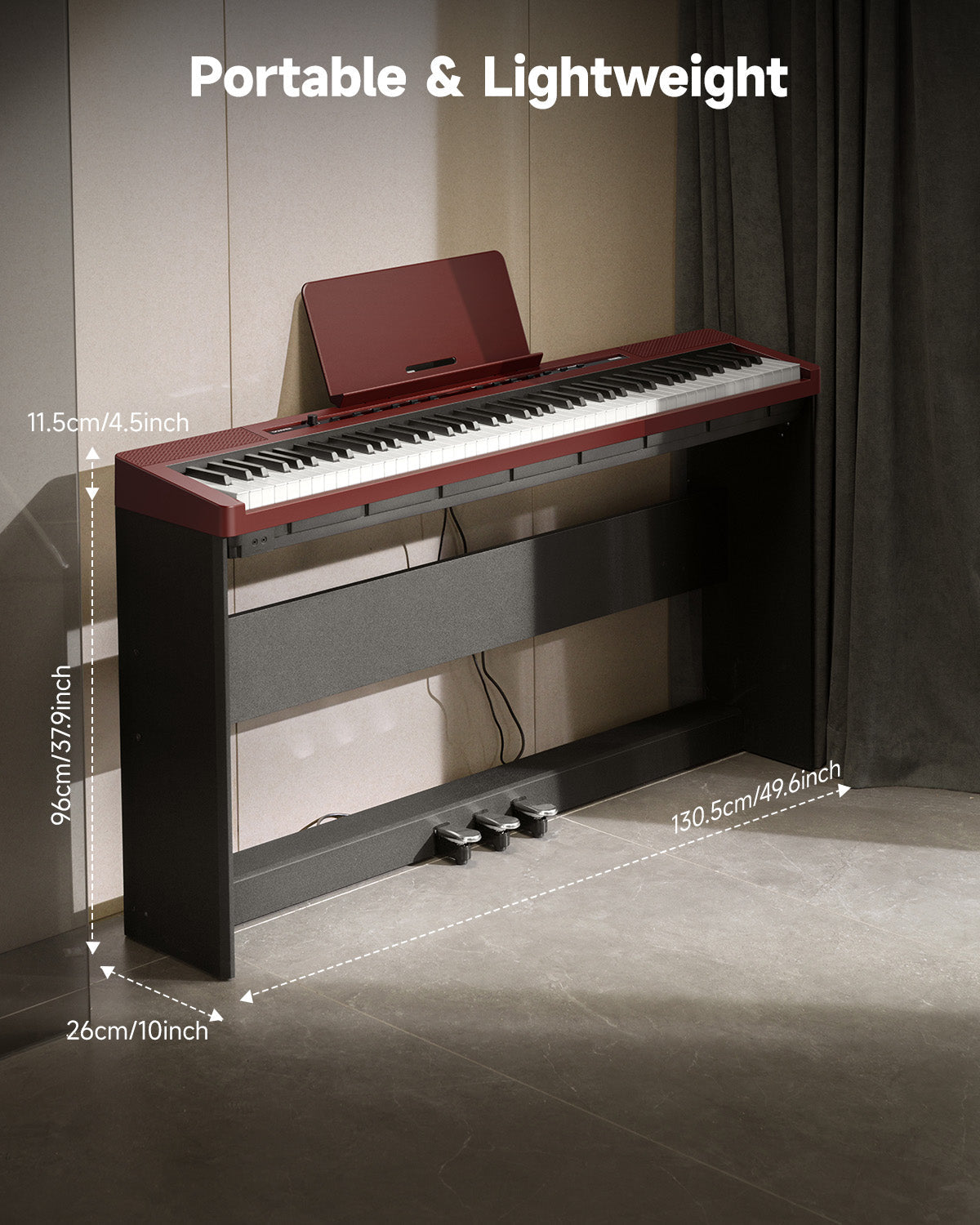 Donner DEP-16 88 Key Weighted Portable Digital Piano for Beginner