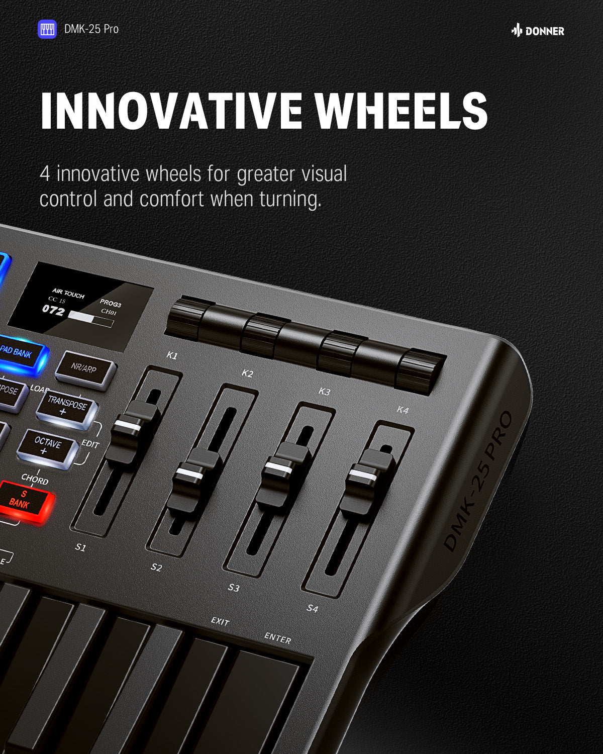 Donner DMK-25 PRO MIDI Controller