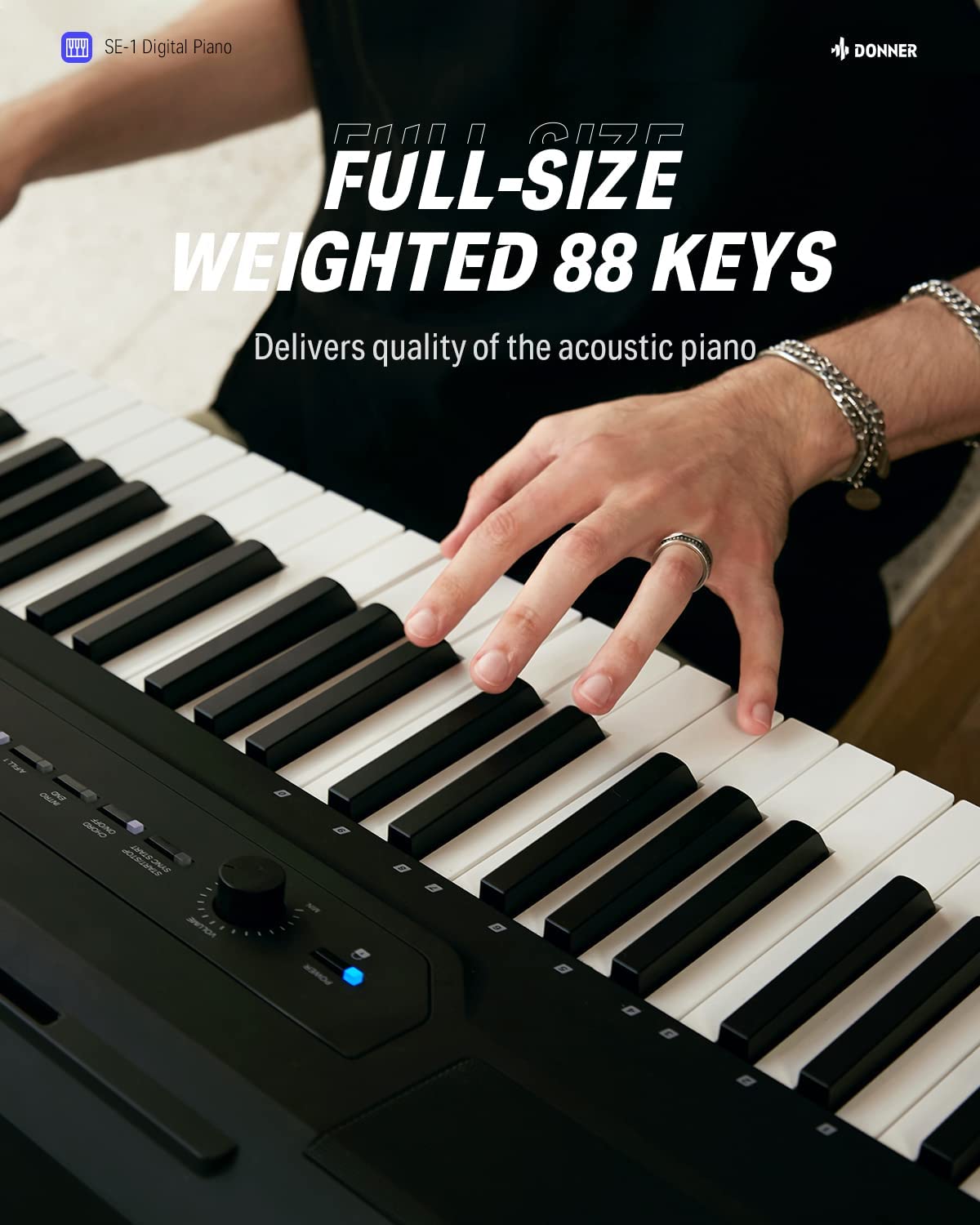 Donner SE-1 Professional Weighted Digital Piano