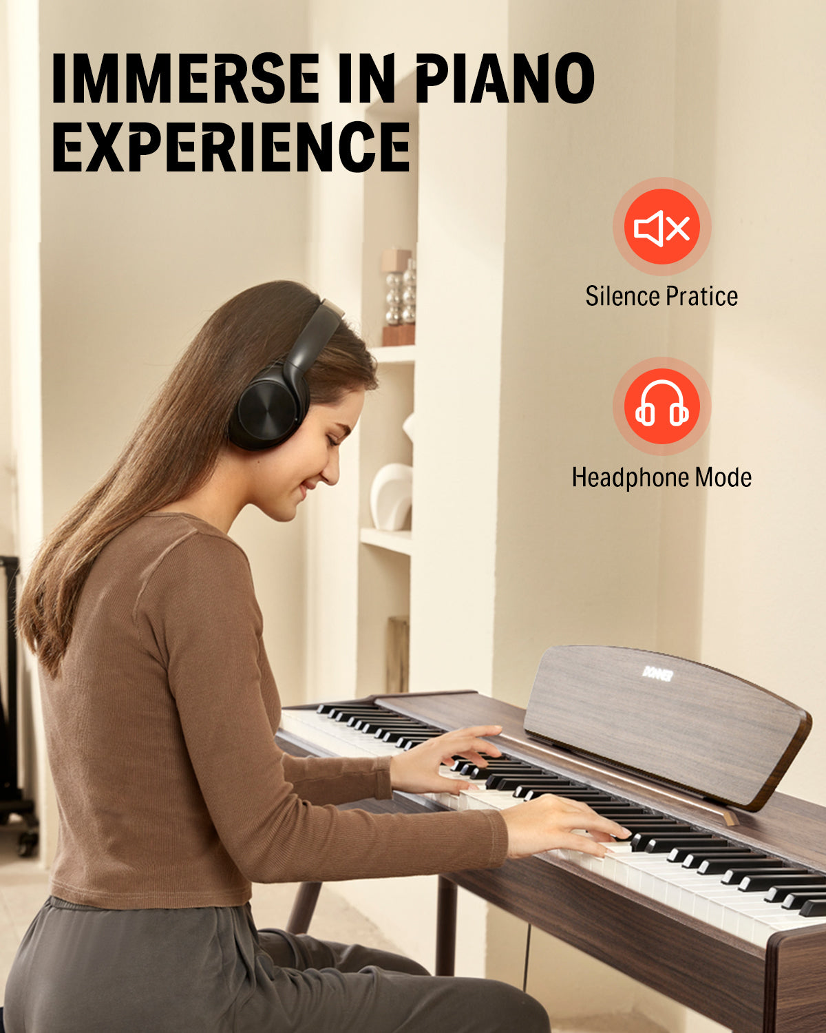 Donner DDP-80 Wooden Digital Piano