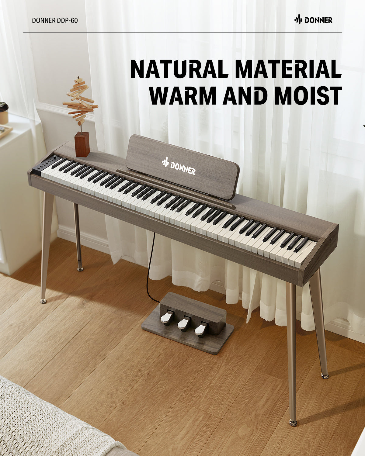 Donner DDP-60 Semi-Weighted Digital Piano