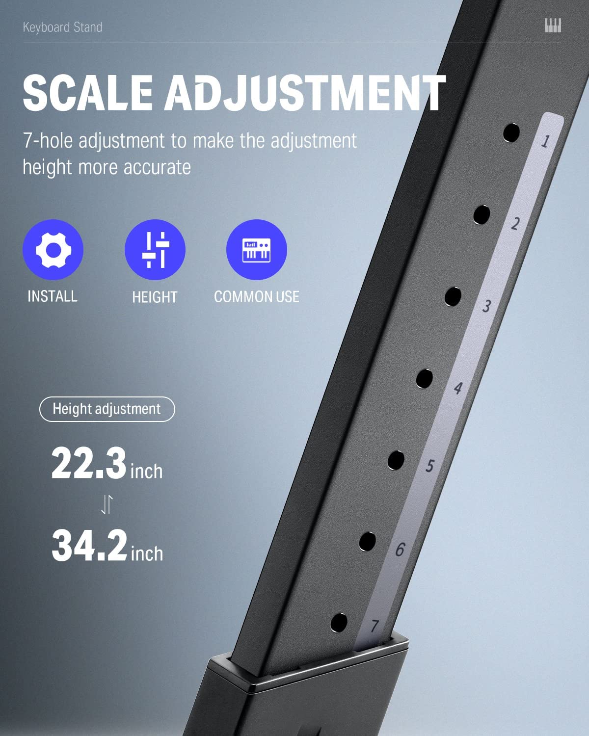 Donner DKS-100 Z-Style Foldable Keyboard Stand