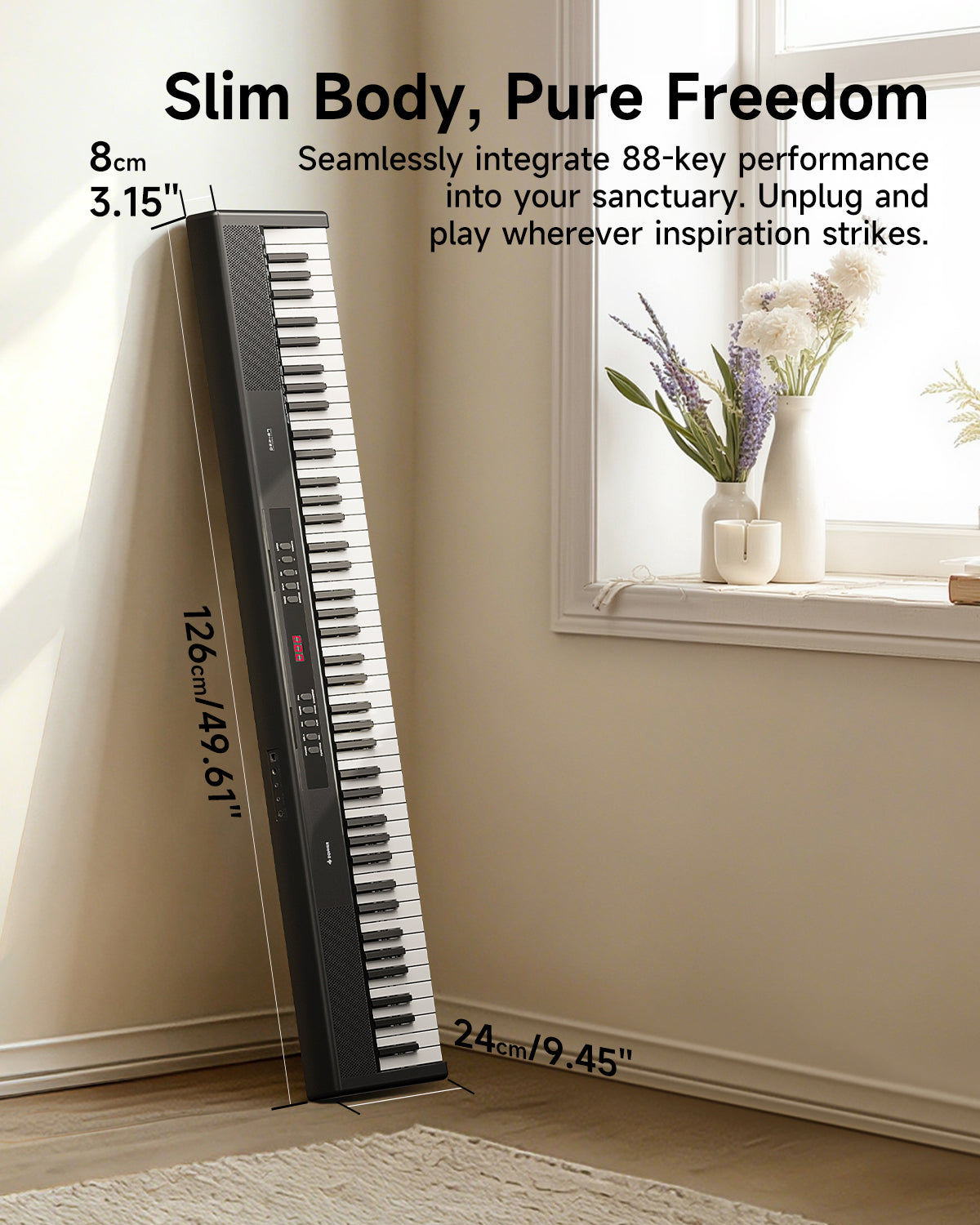 Donner DEP-07 88 Key Semi-Weighted Portable Digital Piano