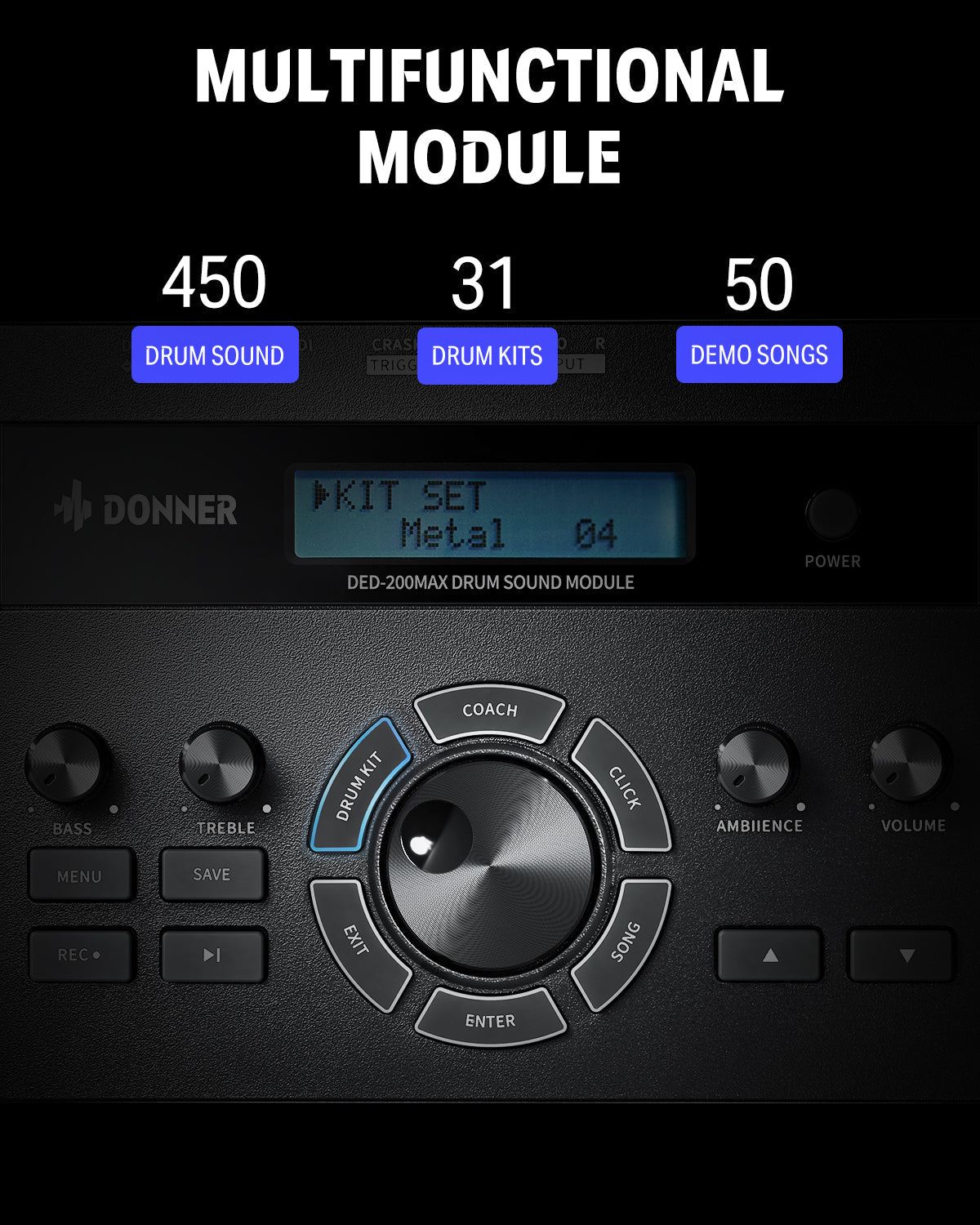 Donner DED-200 MAX Electronic Drum Kit