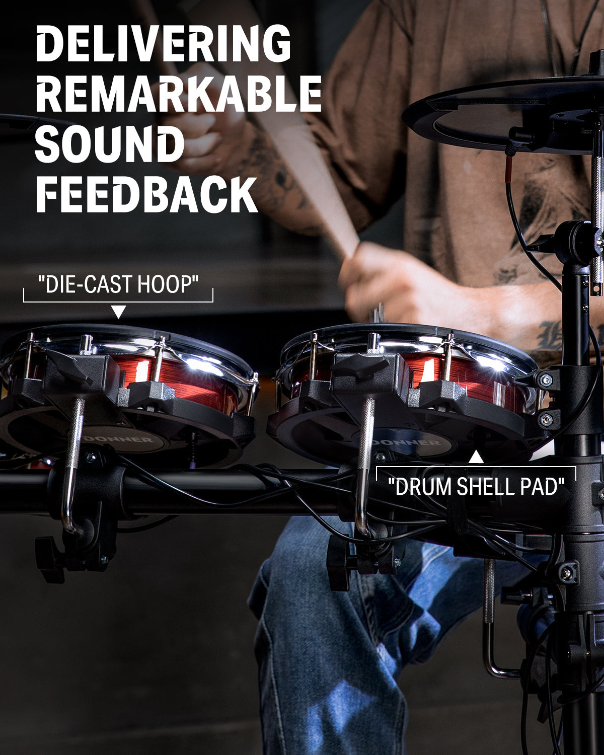 Donner DED-200 MAX Electronic Drum Kit
