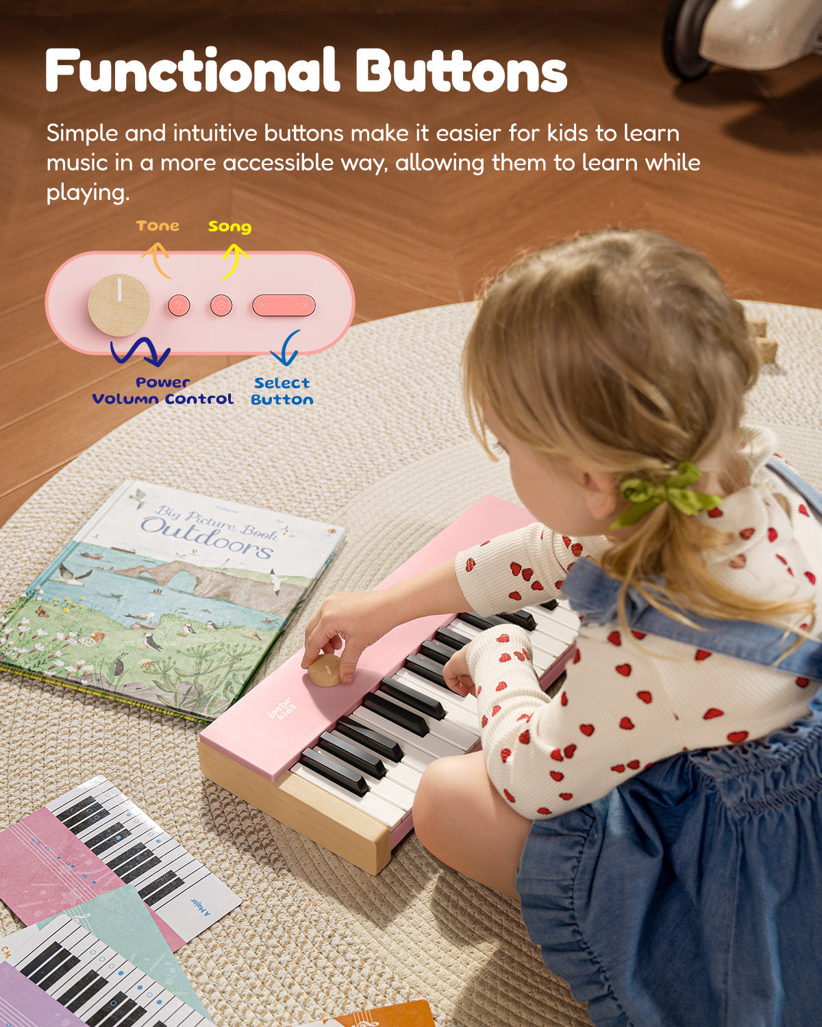Eastar KIDO V-10 32 Keys/44 Keys Mini Digital Keyboard