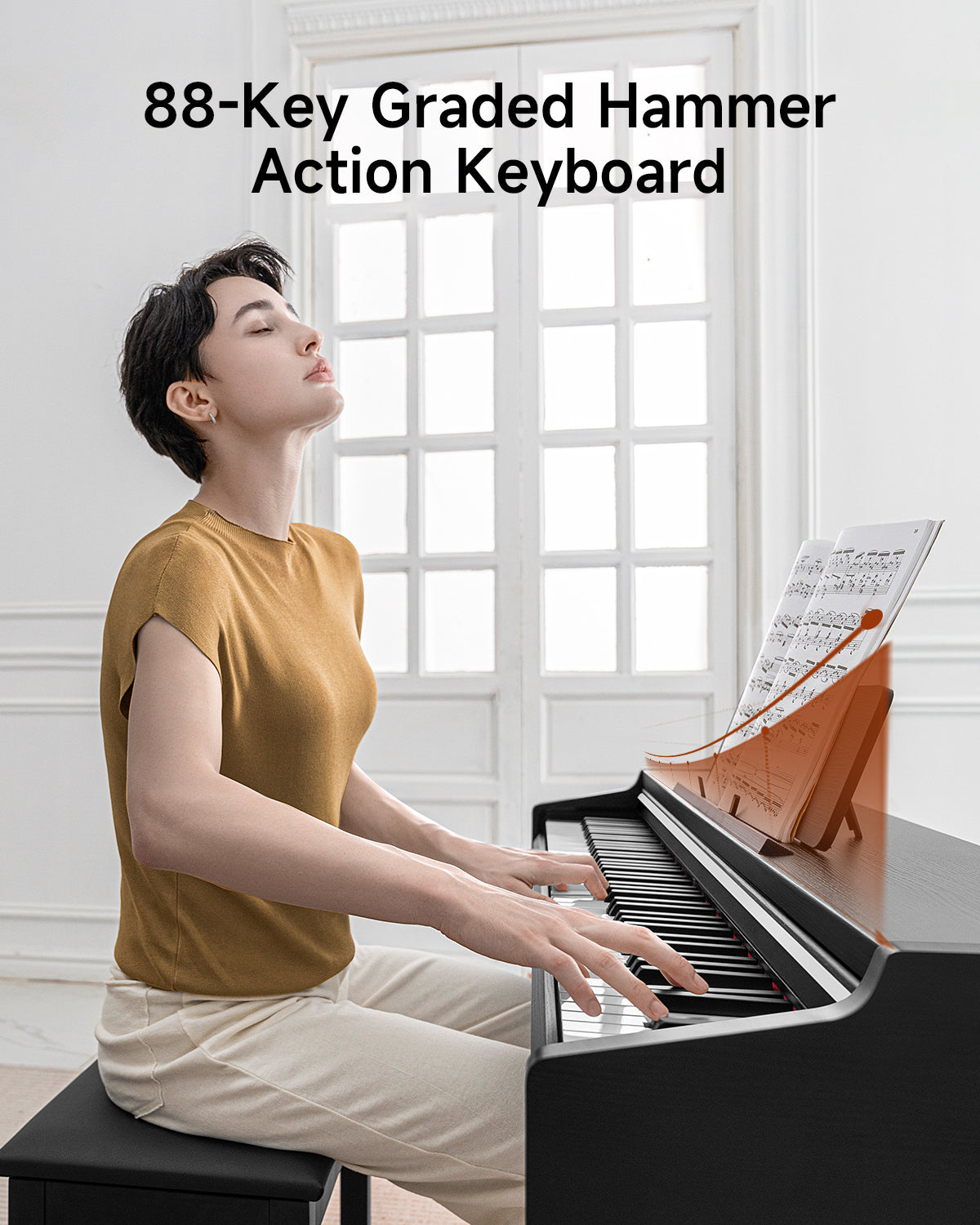 Donner DDP-200 PRO Digital Piano with Touchscreen